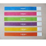 Professional Tyvek Material One Time Using Rfid Wristband Price GJ-3000R
